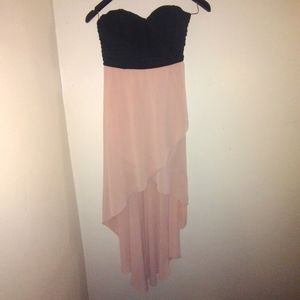 Black And Beige Strapless Dress❗Last Chance To Buy‼️